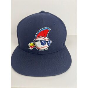 Baseballism Major League Wild Thing Movie Baseball Cap Hat 7 1/2 Navy Blue
